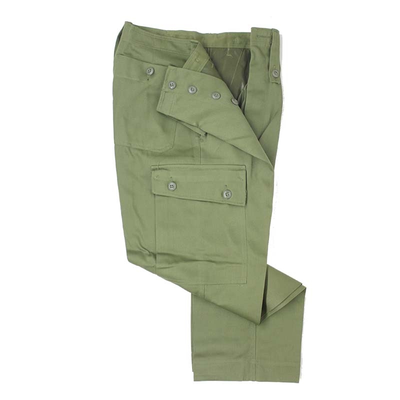 green trousers