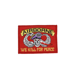 U.S. ARMY Airborne We Kill For Peace Patch