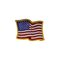 USA Flag Flying Patch