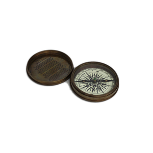 REPLICA Antique Style Brass Compass
