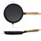 OUTBOUND 8" Round Cast Iron Frypan with Wooden Handle