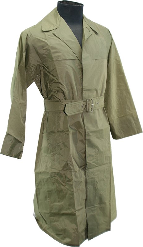 military raincoat