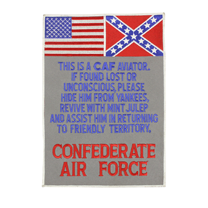 CONFEDERATE AIR FORCE BACK PATCH