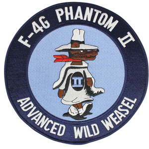 U.S. AIR FORCE F-4G Phantom II Wild Weasle Large Back Patch