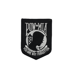 POW MIA (Black) Patch