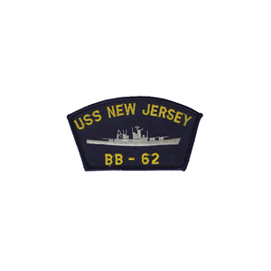 USS NEW JERSEY CAP PATCH
