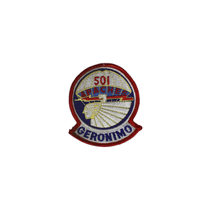 U.S. ARMY 501st Airborne Apaches Geronimo Patch