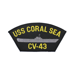 U.S. NAVY USS Coral Sea CV-43 Cap Patch