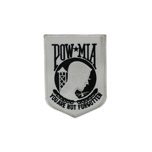 POW MIA (White) Patch