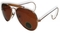 Sunglass Aviator Brown