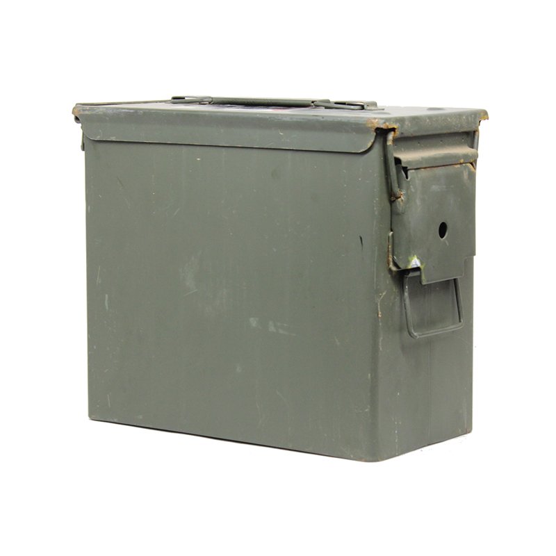 MILITARY SURPLUS PA19 50Cal Tall Ammo Box MILITARYBOXES Mitchells