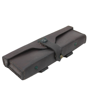 WWII LEATHER MORTAR CASE