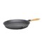 12in Round Frypan With Wooden Handle