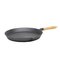 12" Round Frypan With Wooden Handle