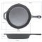 OUTBOUND13" Round Cast Iron Skillet