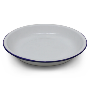 OUTBOUND 24cm Enamel Rice Bowl White x12