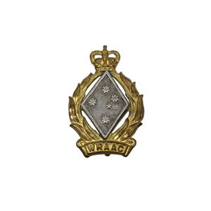 WOMENS ROYAL AUSTRALIAN ARMY CORP HAT BADGE