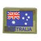 Australian Flag Patch Blue on Auscam with Velcro back