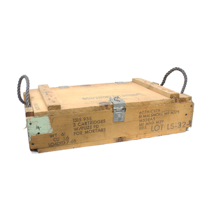 6076-C276 WOODEN AMMO BOX