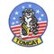 U.S. NAVY The Classic Tomcat Round Patch