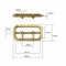 BRASS WW2 SERVICE DRESS BUCKLE
