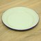 VINTAGE Enamel Flat Plate - 24cm Green - Dozen