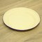 VINTAGE Enamel Flat Plate - 24cm Yellow - Dozen