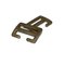 MILITARY SURPLUS P08 P37 25mm Brass Buckle x 2