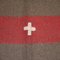 GENUINE Vintage Swiss Army Woollen Blanket 200x140cm