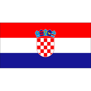 FLAG of CROATIA 5x3