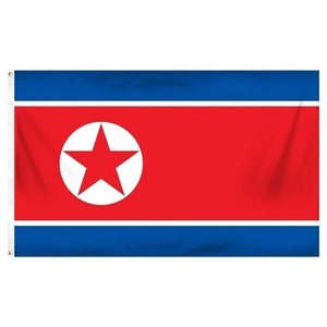 FLAG of KOREA - NORTH 5x3