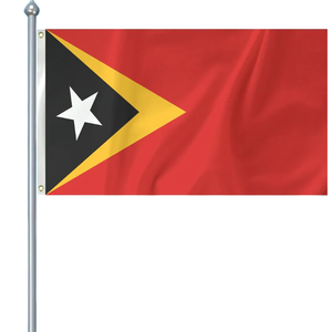 FLAG of TIMOR-LESTE (EAST TIMOR) 5x3