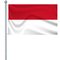 FLAG of INDONESIA 5x3 (POLAND)