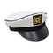 BUDGET CAPTAINS CAP (WHITE)