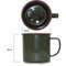 8cm ENAMEL MUG - DARK COLOURS