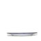 26cm ENAMEL FLAT PLATE WHITE