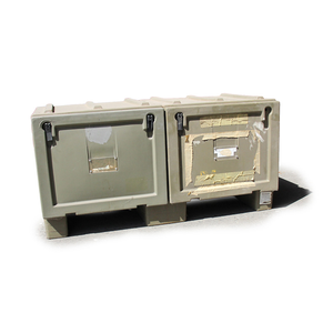 TWIN ARMY SHIPPING-STORAGE BOX- PLASTIC