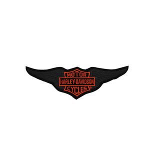 HARLEY LOGO with WINGS BADGE