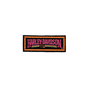 NEON PINK WOMENS HARLEY PATCH