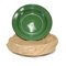 22cm ENAMEL SOUP PLATE - DARK GREEN - DOZEN