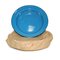 22cm ENAMEL SOUP PLATE - DARK BLUE - DOZEN