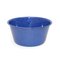 VINTAGE 19cm ENAMEL SALAD BOWL - BLUE