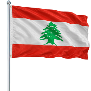 FLAG of LEBANON 5x3
