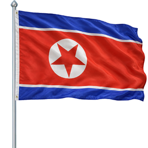FLAG of KOREA - NORTH 5x3