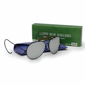 AVIATOR SUNGLASSES BLACK-MIRRORED