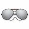 AVIATOR SUNGLASSES BLACK-MIRRORED