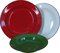 22CM ENANEL SOUP PLATE ASSORTED COLOURS