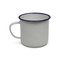 OUTBOUND 9cm Enamel Mug White X 48