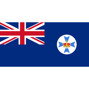 STATE FLAG of QUEENSLAND 5x3
