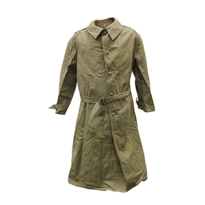 FRENCH WWII MOTORCYCLIST CANVAS COAT